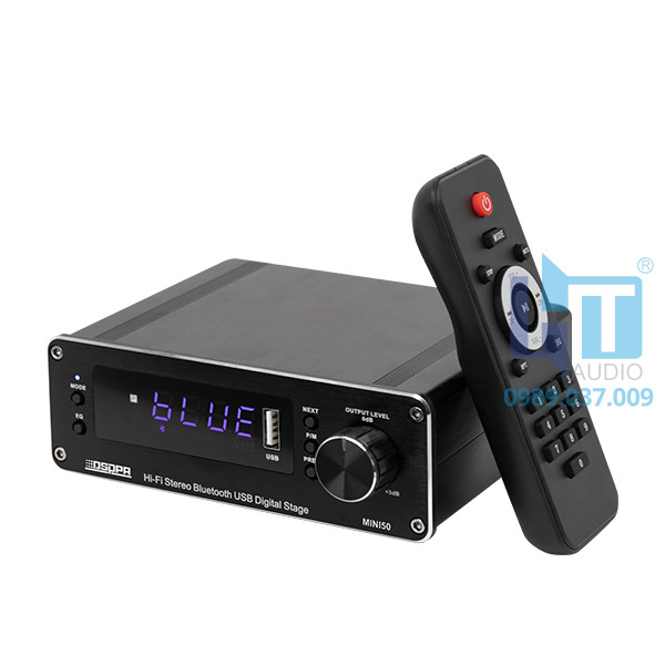 Mini50 2X40W Amply Bluetooth Stereo, Usb